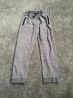 BOYS JOGGERS-AGE 10-HEIGHT 140cm-NEXT-GREY-ZIP POCKETS-PULL CORD FASTENING