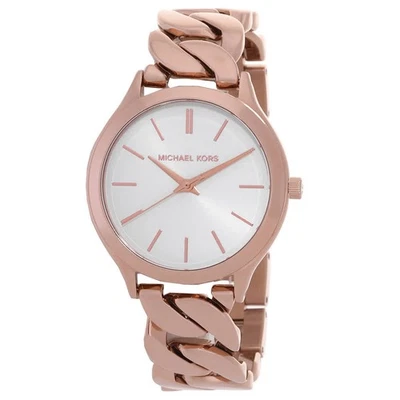 Michael Kors Runway Quartz White Dial Ladies Watch MK7473 - Image 1 of 4