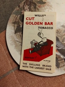 Sk186 Cigarette Card wills Golden Bar Tobacco - Picture 1 of 1