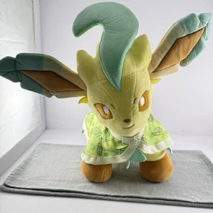 Build A Bear Pokémon Leafeon Plüschtier Stofftier mit Umhang - ohne Sound - Bild 1 von 12