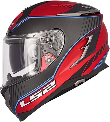 LS2 Challenger GT Motorcycle Helmet Boss Matte Red XL Foto 1 de 2