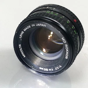 (Near Mint） MINOLTA MD ROKKOR f/1.7 50mm MD mount, prime lens from Japan - Picture 1 of 16