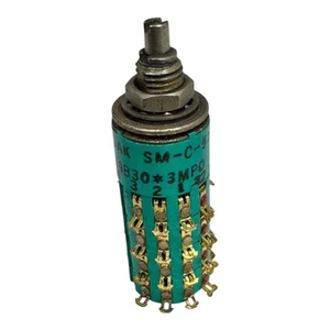 Interruptor giratorio SM-C-528668-1 5930-00-951-5727 50VDC 100mA - Imagen 1 de 2