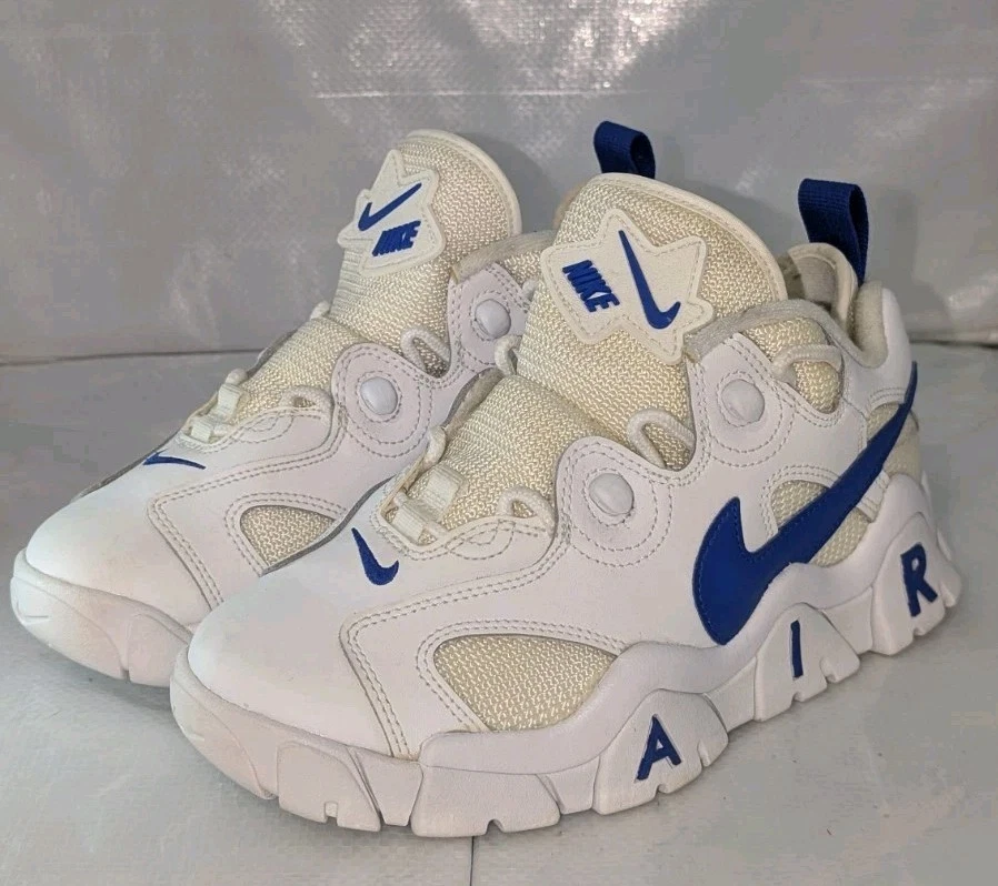 Nike Air Barrage Low White Blue | eBay