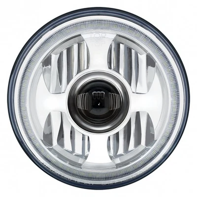 7英寸大功率LED投影车头灯带双功能LED光环环卡车 — 第 1/4 张图片