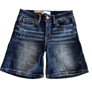 Buckle BKE Payton Shorts Womens 24 Distressed Denim Jean Universal Fit Mid Rise - Picture 1 of 11