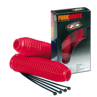 Faltenbälge Gabel Faltenbalg SATZ Progrip Rot für YAMAHA XT 600 XT 660 - Bild 1 von 2