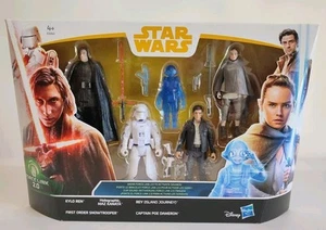 PAQUETE DE 5 FIGURAS MÚLTIPLES STAR WARS FORCE LINK 2.0 SELLADO HASBRO KYLO REY POE MAZ 2017 - Imagen 1 de 6