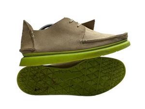 Men's Clarks Originals Seven Suede Casual Shoes Size 12 Mix Beige - Picture 1 of 9