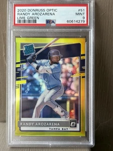 2020 Panini Donruss Optic - Rated Rookies Randy Arozarena #51 Lime Prizm (RC) - Bild 1 von 2