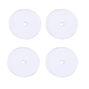 80pcs Clear Earring Safety Backs Earring Back Stopper Pad plastic earrings - Picture 1 of 17