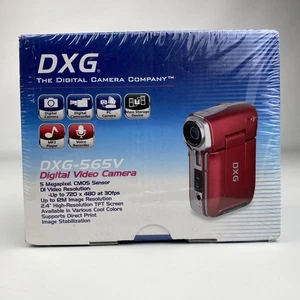DXG Digital Camera DGX-565V Red 5 Megapixel Res: 720x480 / 2.4" Screen - Picture 1 of 9