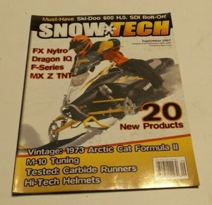 Snow Tech Magazine September 2007 MX Z TNT, 1973 Arctic Cat Formula II, F-Series - Picture 1 of 1