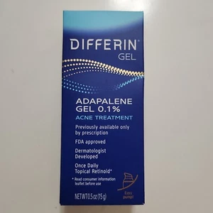 Pompa gel trattamento acne Differin 0,1% Adapalene 0,5 oz scadenza 2027+ - Foto 1 di 5