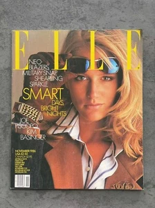 RARE!! ELLE Magazine November 1986 Amazing Early Issue 306pp Excellent Condition - Picture 1 of 5