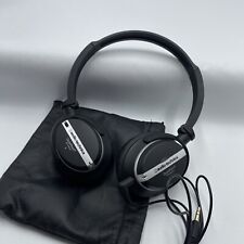 Audio-Technica QuietPoint ATH-ANC25 Noise Cancelling Headphones Black Folding