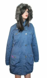 DAMEN WINTERMANTEL MANTEL PARKA WINTER MAUI WOWIE NAVY BLAU KAPUZE XS 34 VOFÜHR - Bild 1 von 6