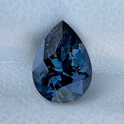 Natural Unheated Blue Spinel 1.97 Cts Pear Cut Sri Lanka Loose Gemstone - Image 1 of 4