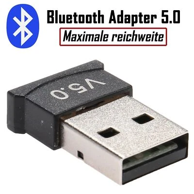 Bluetooth adapter 5.0 transmitter dongle stick PC notebook USB Bluetooth stick - Image 1 of 4