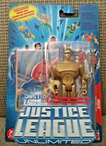 Justice League Unlimited Amazo Gold 4.75" figure H7189 NU Cover