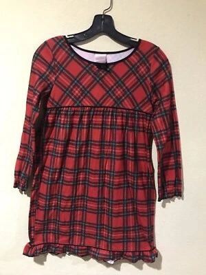 Vestido Camisón Wondershop Target Rojo Negro Franela a Cuadros PJ’s Talla 10 j1 Foto 1 de 4