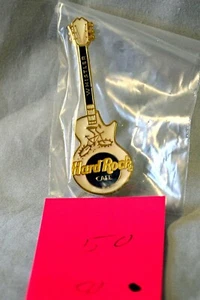 Hard Rock Cafe Pin, chitarra bianca, Cylist, Whistler NUOVO - Foto 1 di 1