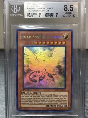 BGS 8.5 Galaxy-Eyes Photon Dragon Ghost Rare 1st Ed PHSW-EN011 Yugioh NM/MT+ - Image 1 of 2