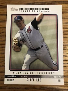 Cliff Lee 2009 Topps Ticket To Stardom Indians #169 *A766* - Picture 1 of 2