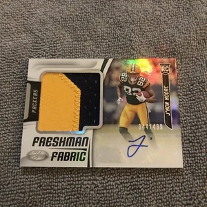 2018 Certified Freshman Fabric Signatures Mirror /499 J'Mon Moore Rookie Auto RC - Picture 1 of 3