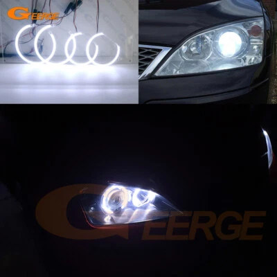 Para Ford Mondeo MK3 III Ultra Brillante COB Led Ojos de Ángel Kit Anillos Halo Foto 1 de 4