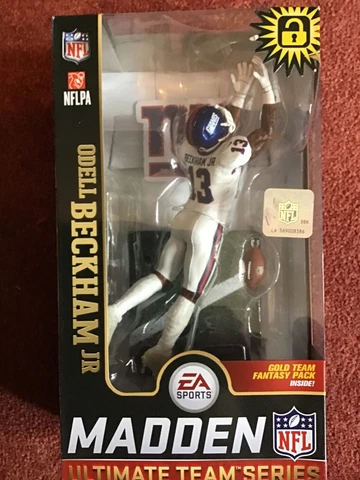 🏈 ODELL BECKHAM JR. MCFARLANE MADDEN 19 NFL ULTIMATE TEAM SERIES FIGURE GIANTS Cover