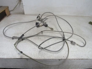 14 POLARIS RZR XP 1000 EPS BRAKE MASTER CYLINDER LINES FRONT REAR OEM #7578 - Picture 1 of 7