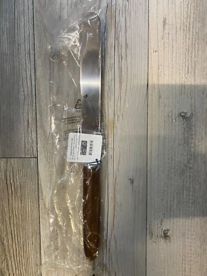 NEW Williams Sonoma 8" Offset Icing Round Tip Angled Spatula Rich Walnut NWT - Image 1 of 4