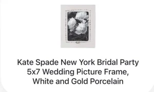 Kate Spade Braut Party 5x7 Rahmen - Bild 1 von 1