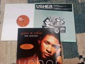 Usher 12" Vinyl Promo Collection 3x Discs 11 Mixes Nice & Slow U Turn My Way - Picture 1 of 7