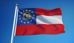GEORGIA STAATSFLAGGE Neu Top Qualität 2x3 Fuß Größe Fade Resist Flagge US-Verkäufer - Bild 1 von 3