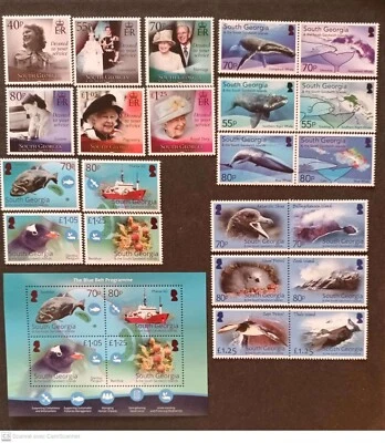2021 YEAR- SOUTH GEORGIA - YEAR PACK              complet set MNH** B - Image 1 of 4