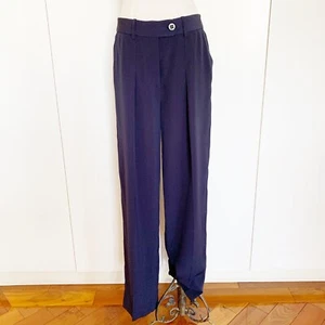 Victoria Victoria Beckham Crystal Embellished Crepe Pants Sz 8 - Picture 1 of 9