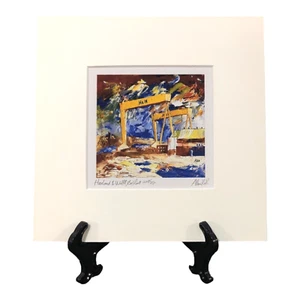 Allan Kirk Signed Limited Edition Scenic Northern Ireland Landmark Print 8x8 - Picture 1 of 3