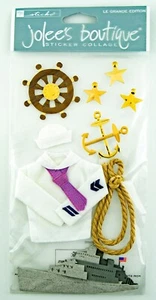 Jolee's Boutique Sticker Collage Le Grande Edition Navy Set Violet EK Success - Picture 1 of 4