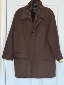 Abrigo Chaqueta Hombre Faconnable Loro Piana Marrón Moda XL - Imagen 1 de 8