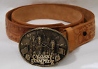 1991 Calgary Exhibition & Stampede Limited  Edition Buckle # 600 With Belt