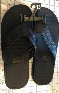 George's Mens Flip Flop Sandals - Picture 1 of 8