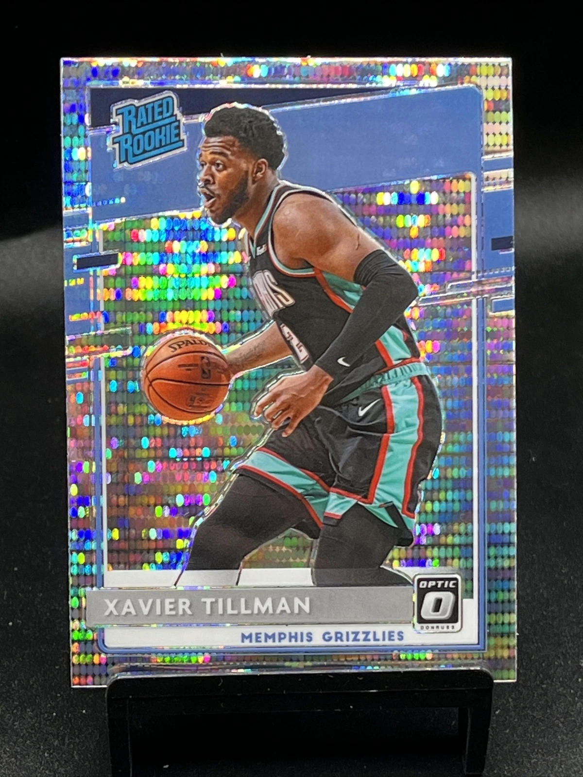 2020-21 Panini Donruss Optic Rated Rookie Xavier Tillman Pulsar Prizm RC #185 🔥