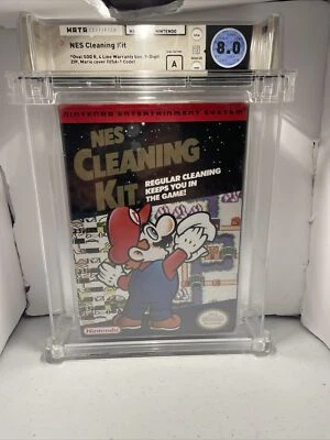 Brand New Sealed "Mario NES Cleaning Kit"  - Graded WATA 8  A - MUST SEE!!! - Image 1 of 4