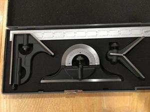 Combination Square Protractor Center Finder iGaging Premium 4-Piece 18" 4R - Picture 1 of 1