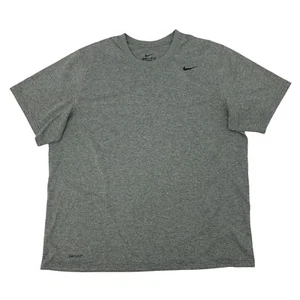Nike Training T Shirt Mens Size XXL Gray Short Sleeve Crew Neck Moisture Wicking - Picture 1 of 8