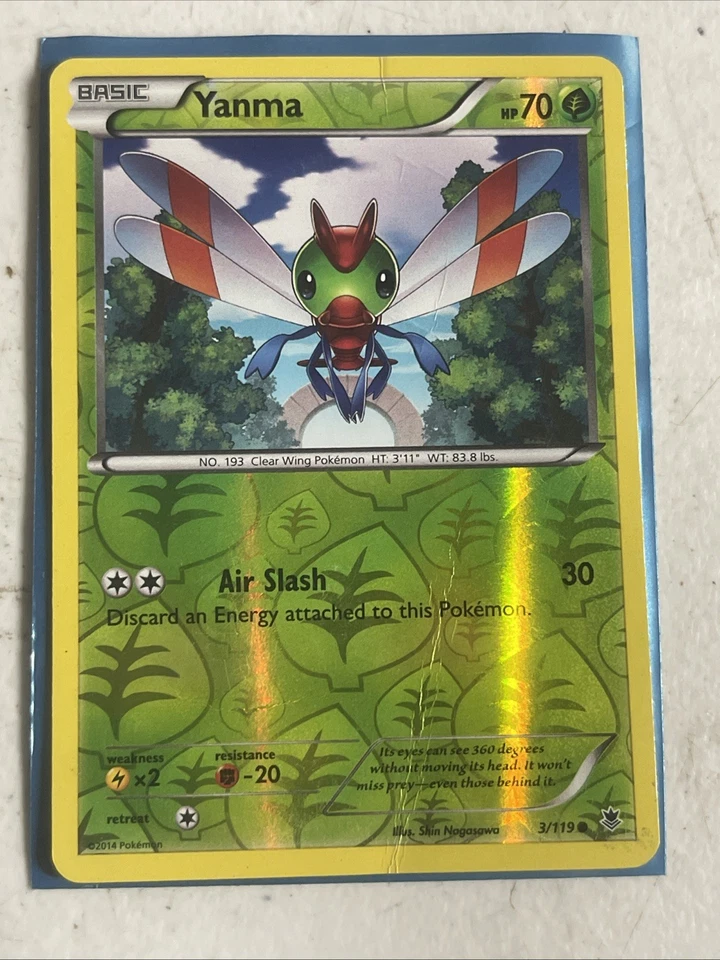 Yanma 3/119 - Phantom Forces - Common - Reverse Holo - Pokemon Card TCG - - Image 1 of 2
