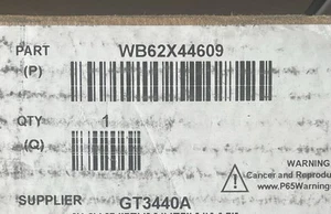 Genuine Brand New Oem WB62X44609 Glass Main Top - Picture 1 of 1