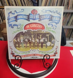 JACK DANIELS ORIGINAL SILVER CORNET BAND / CONCERT  ULTRASONIC CLEAN  VG+ SHRINK - Picture 1 of 10